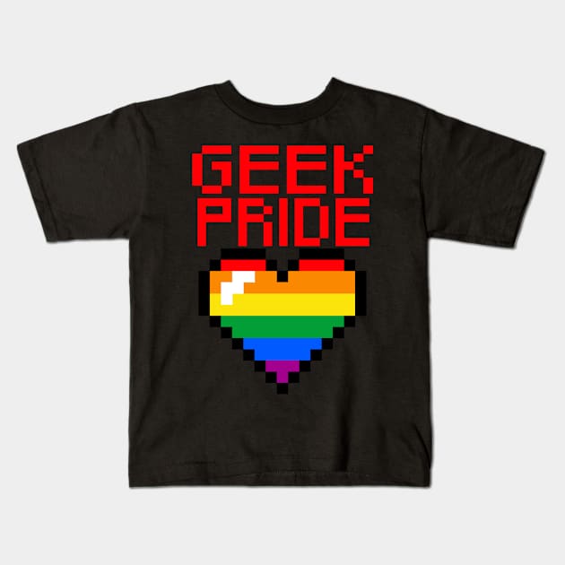 Geek Pride - HomoSexual Pride Kids T-Shirt by stateements